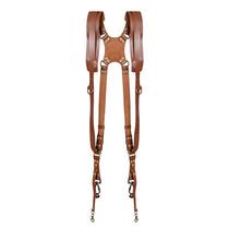 Harness Camera Shoulder Strap Genuine Leather Double Shoulder Single Counter Photography With Cow Leather Retro Decompression Accessories Digital Outdoor Micro Single Head