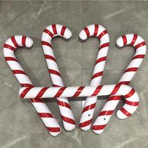 Manufacturer direct marketing order for smoke wave to make a Pell C inflatable Santa Claus crutch PVC blow up St V Christmas Tong