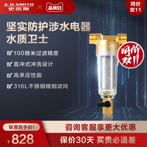 A O Smith home tap water filter fine steel strainer straight flush front water purifier PF25C1