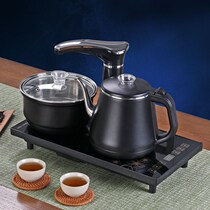Fully automatic upper kettle electric heat burning kettle tea special domestic tea table insulation integrated induction cooker tea set