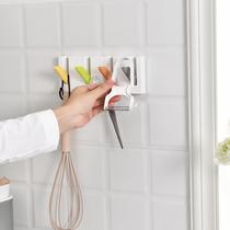 Hot Pin Nordic Creative Black & White Piano Key Decoration Hook Door Rear Wall Cloister Rack Hook Free