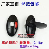  Thermal public health interval broken door lock toilet black laminated door lock latch bolt partition five gold accessory indication