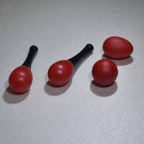 Small sand hammer baby red ball chasing hearing visual grasping intelligence training newborn baby toy rattle 0-1 years old