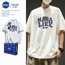 2023 New American high street high street short - sleeve T - shirt mens tide half - sleeve couple clothes spring and summer
