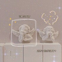 Angel Relief Switch Appliquel Antique Girl Bedroom Pendulum Cute Creative Wall Decor Wall Appliquel Decorations