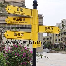 Signage new shunt road guide sign community indication wrought iron guide sign outdoor guide sign vertical scenic spot