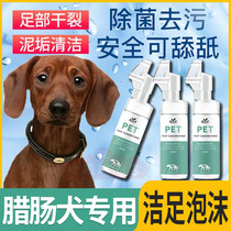 Sausage Dog Special Dog Free to wash and clean foot foam Deodorant Wash Foot foot Foot Care Sole Meat Mat