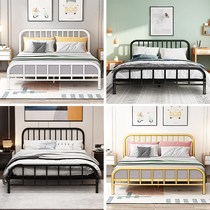 1 5 m 1 8 m iron frame bed keel thickening reinforced iron bed Nordic iron bed double bed modern minimalist dorm