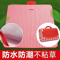 Picnic Mat Outdoor Anti-Damp Cushion Portable Waterproof Thickened Picnic Cloth Mat Lawn Park Spring Swimming Wild Cooking Camping Mat