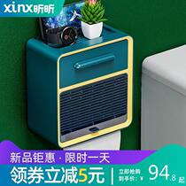 Toilet paper towel box toilet pumping paper toilet paper toilet paper Toilet Paper Box Shelve waterproof and perforated hanging wall style