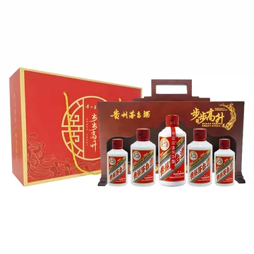 贵州茅台酒 步步高升 木质礼盒装 5本セット 53度50ml100ml200ml 茅台礼盒步步高升-茅台礼盒步步高升促销价格、茅台礼盒步步高升品牌- 淘宝