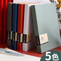 Removable buckle ring retro Morandi color page This college student classroom notebook subliterary and art diary