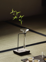 Simple flower vessel modern home living room decoration tea room teahouse tea space light luxury creative decoration