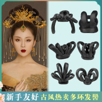 Ancient style wig Hanfu hairstyle Song-made Tang style lazy hair bag ancient costume full hair on the top of the head can be deformed Ming-made bun