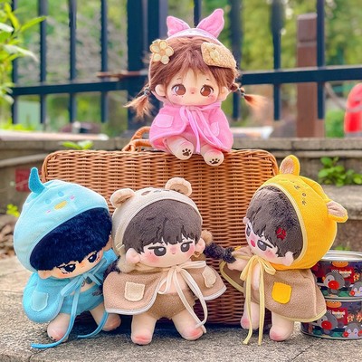 taobao agent Spot original non -attribute 20 cm baby clothes cute cape cloak 20cm cotton doll doll clothes accessories