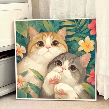 数字油画猫猫-数字油画猫猫促销价格、数字油画猫猫品牌- 淘宝