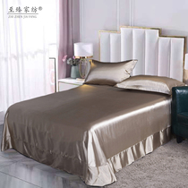 ins net red winter real silk bed linen high level sensant silk single double nude sleep quilts by single single piece custom set.