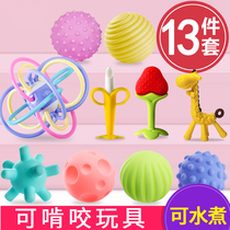 Baby Hand Grab Baby Hand Sense Training Manhattan Ball Puzzle Soft Massage Touch Ball Toys