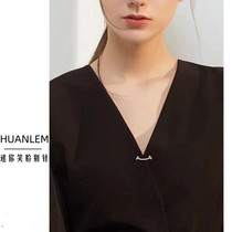 Low-collar anti-walking breast needle button stealth button needle fixed clothes collar shirt brat accessories