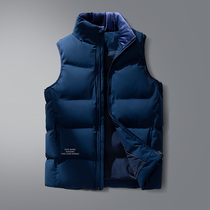 (Special Offer) Down Vest Mens and Womens Autumn and Winter Large Size Thickened Warm Sports Down Jacket Vest Windproof Jacket