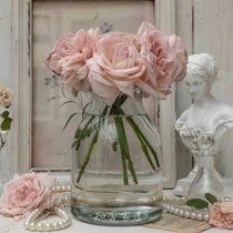 Nordic living room 2021 new transparent glass vase flower arrangement vase high-end extremely frozen glacier net red decoration