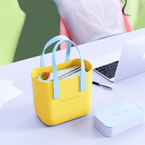 Go to work small bag bucket bag simple picnic bag ultra-light early eight commuter bag niche lunch box bag lunch bag female
