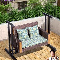 Outdoor swing rocking chair home garden swing outdoor double leisure yard garden balcony swing chair
