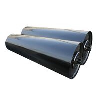 Hebei Conveyor Triple Idler Roller Mine Rubber Groove Type Buffer Idler Three Series Idler Roller 89 108