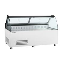 Snow Village Cake Cabinet Fruit Sushi Refreshing Cabinet Supermarket Moisturizing Cabinet Duck Neck Refrigerated Cabinet Air-cooled Duck Neck Cabinet