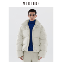MORDORF white down jacket mens short white duck down loose warm casual 2021 winter new jacket