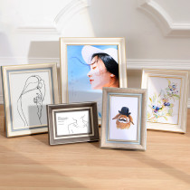 Photo frame stand 6 inch 7 inch 8 inch 10 inch 5 wash photo album frame hanging wall custom a4 print plus six inches