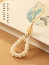 Online Red Mobile Phone Hung Pendant Delicate Pendant Woman Mobile Phone Shell Pendant Ancient Wind Hang Pendant Accessories Creativity Solo Hang Pendant Hanging Rope