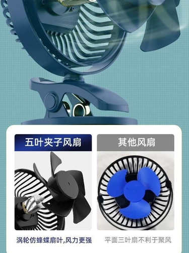 G Большая зарядка мощности Пятиветный ветер скорости USB Electric Fean Fan Lools и вентиляторы Mini, чтобы удержать руки