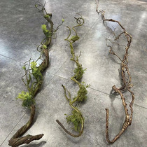 Green Moss Withered Vine Simulation Vines Artificial Vines Emulation Dry Rattan Branches Old Vines Interior Decoration Fake Tree Vines Styling Vines