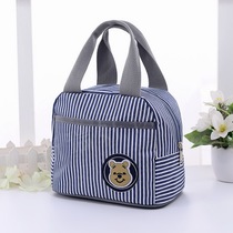 Insulated lunch box bag hand-carrying bento meal bag to work with a new style of handbag thickened aluminum foil student rice bag
