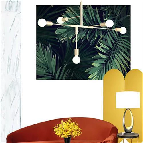 Постмодернистская минималистская стеклянная подвесная лампа Высококачественная хардва