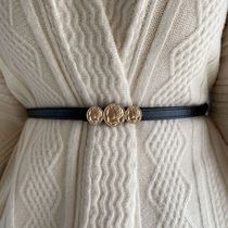 Pearl Thin Belt Womens Matching Skirt Simple Versatile Decoration Shirt Dress Waist Belt Sweater Waist Chain Accessories