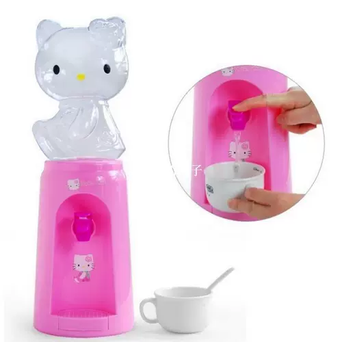 Мини-диспенсер для воды в мультяшном стиле с восемью горшками