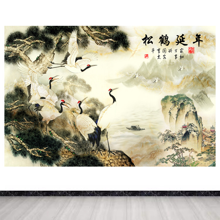 松鹤延年装饰画-松鹤延年装饰画促销价格、松鹤延年装饰画品牌- 淘宝