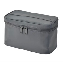 Day Department No Print Style Chinlon Hand Makeup Bag Makeup Case Hand Makeup Bag Slim Cosmetic Brush With Bag