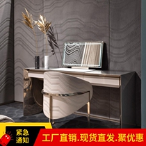 visionnaire comb-makeup-style light lavish cloakroom fendy grey makeup table stainless steel mansion villa