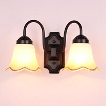 European style LED mirror headlight dressing table toilet bathroom lamp balcony aisle wall lamp American mirror cabinet cosmetic lamp