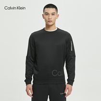 CK Sport 22 Spring new mens fashion round collar thread rubber-coated LOGO sportsweaters 4MS2W300