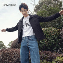 CK Jeans22 Spring New Mens Stand-Up Zipper with Oversized Print Single Jacket Jacket J320579