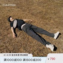 CK Jeans22 Spring new mens fashion zipper adjustable inserts embossed LOGO pockets HH3067