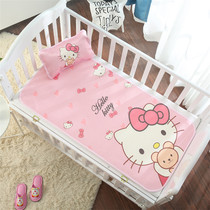 Can be customized any size baby crib soft mat summer cool feeling ice silk mat Custom summer kindergarten mat