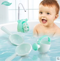 Baby Shampoo Shampoo bath set sprinkler bottle baby water spoon children rotating water cart