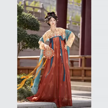 【玉露清秋】唐制 刺繍 斉胸 改良漢服 H07# 春瑶 唐制 刺繍齐胸襦裙 中華漢服 グリーン H05＃の通販 by coco's