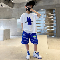 Boy summer clothes suit 2022 new children Summer handsome boy Short sleeves CUHK Summer Sports Tide Children clothing