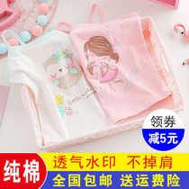 Girls small camisole Child female baby baby toddler pure cotton belly summer thin outer wear inner wear female treasure
